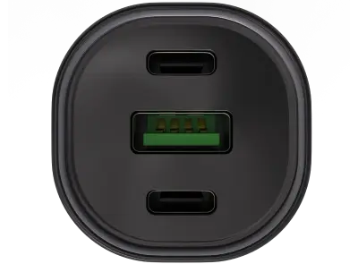 Sigarettenaanstekeroplader 2 USB-C-poorten en 1 USB-A-poort